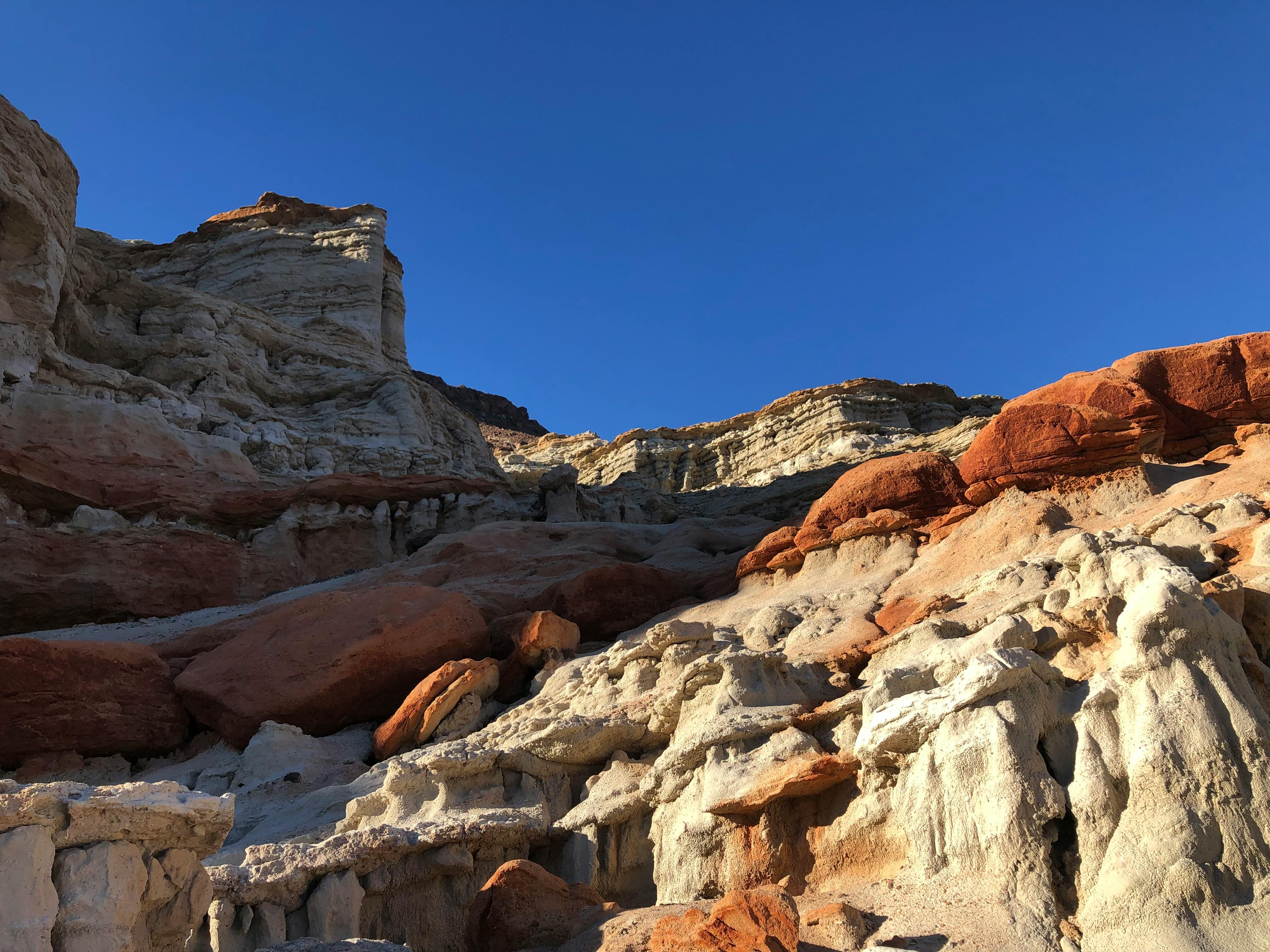 Clear Sky over Barren Rocks · Free Stock Photo
