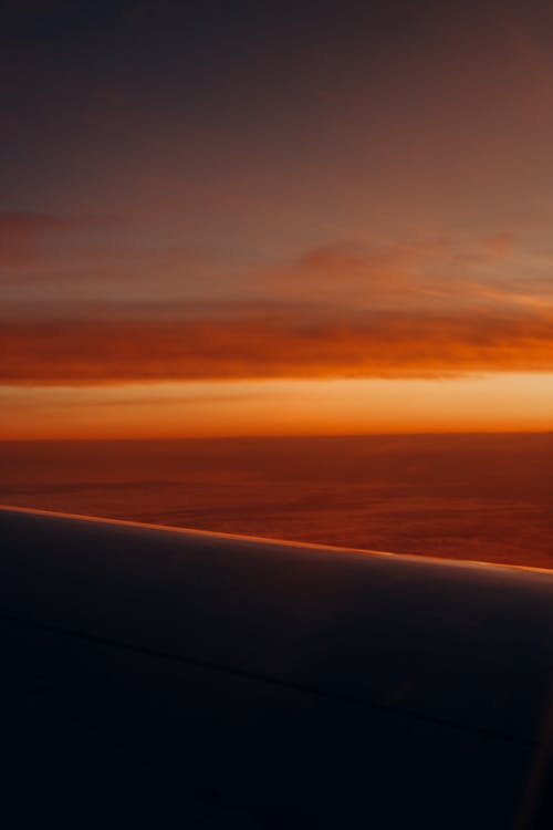 Sunset seen from an Airplane 