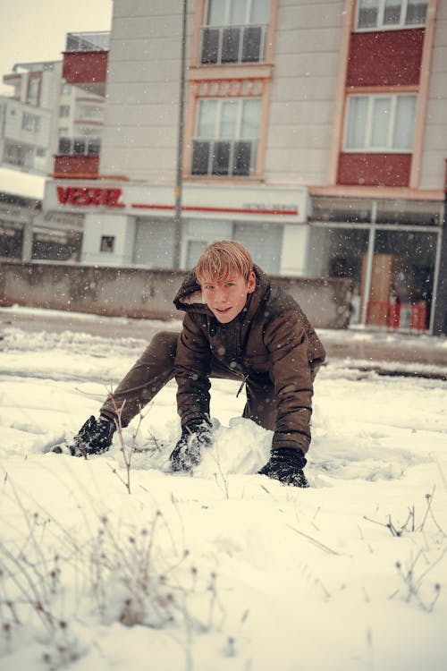 Fotos de stock gratuitas de chaval, infancia, invierno