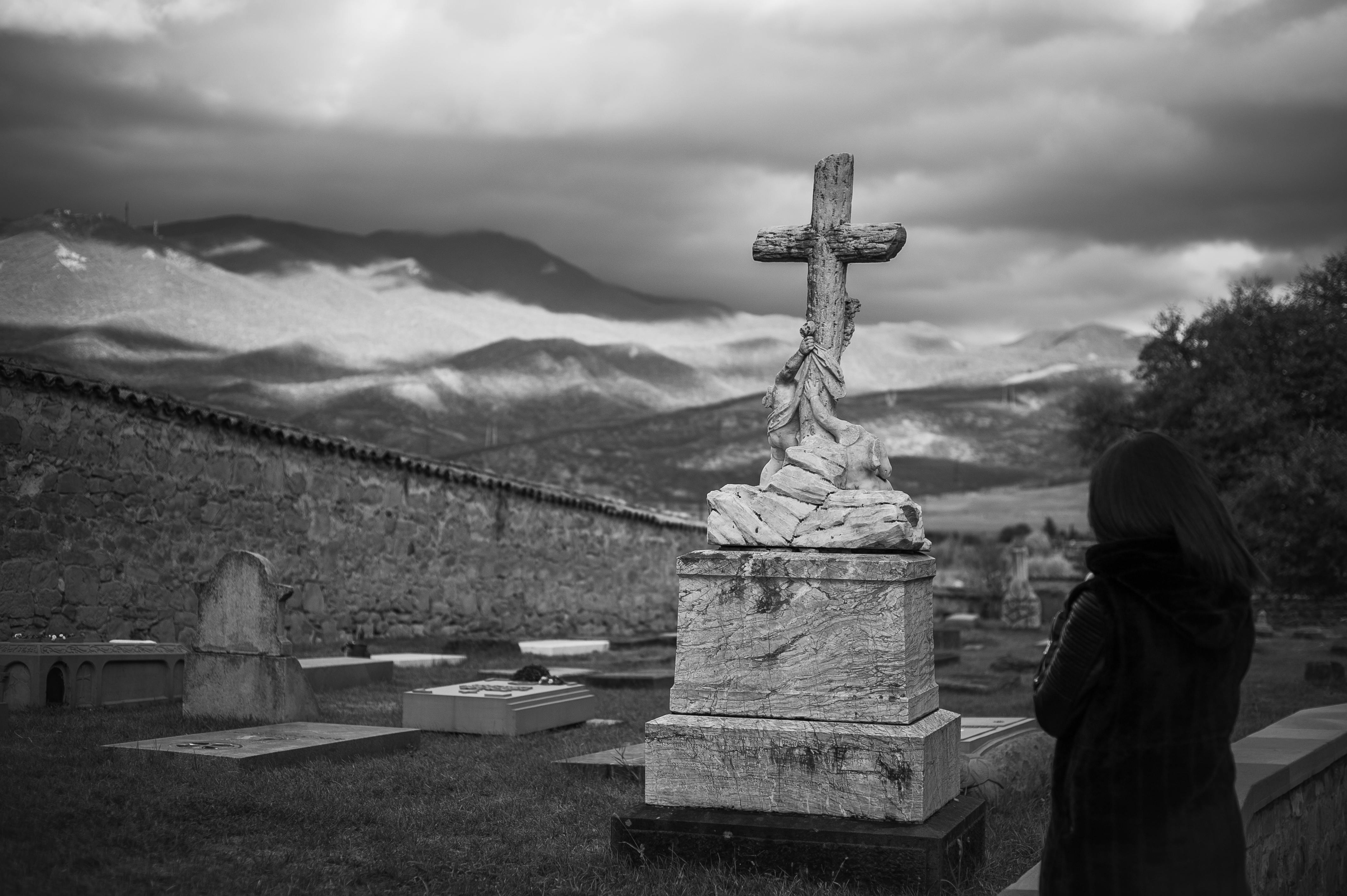 Free stock photo of cross, funeral, graves