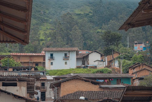 Imagine de stoc gratuită din cabane, câmp deschis, case