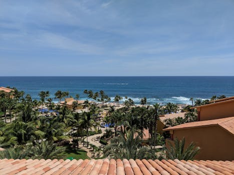 Captivating view of a tropical paradise in Baja California Sur, Mexico.