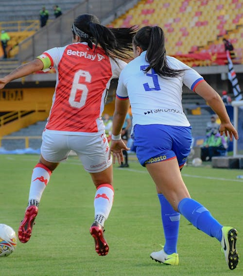 Female Players during a Soccer Match