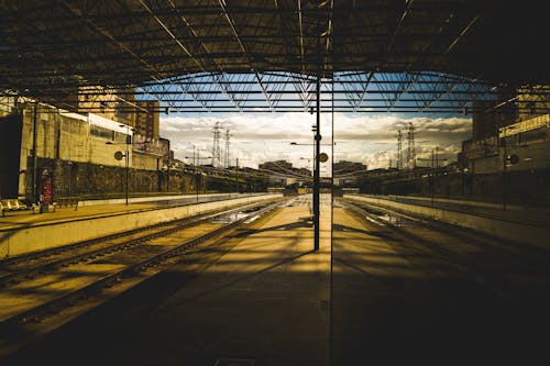 Train Station during Golden Hour