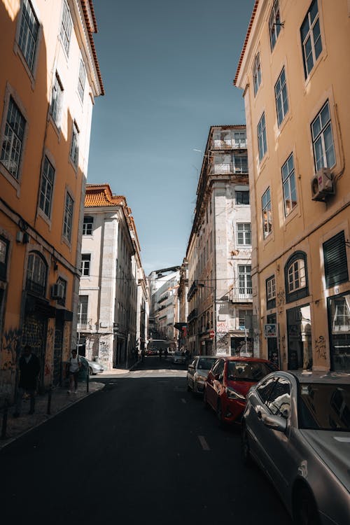 Street in Shadow in Lisbon