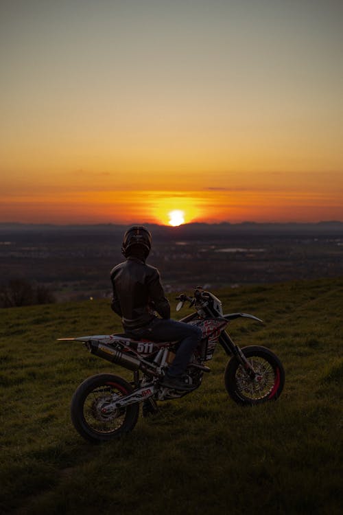 Sunset on Bike