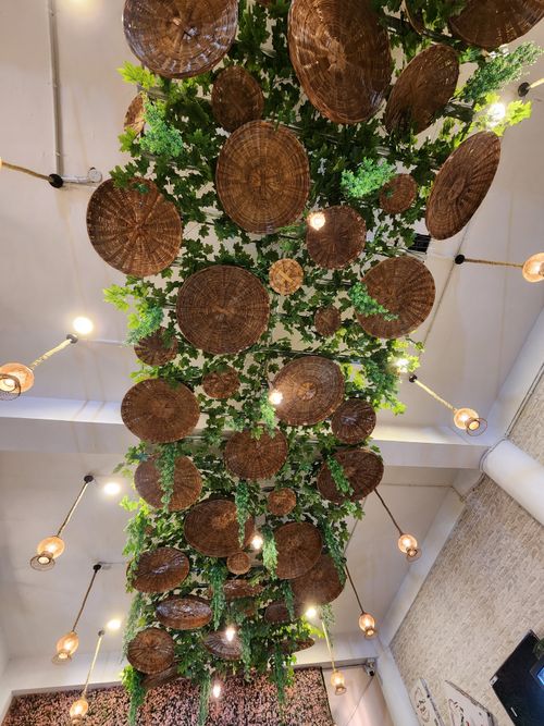 Free stock photo of ceiling, decorated ceiling Stock Photo