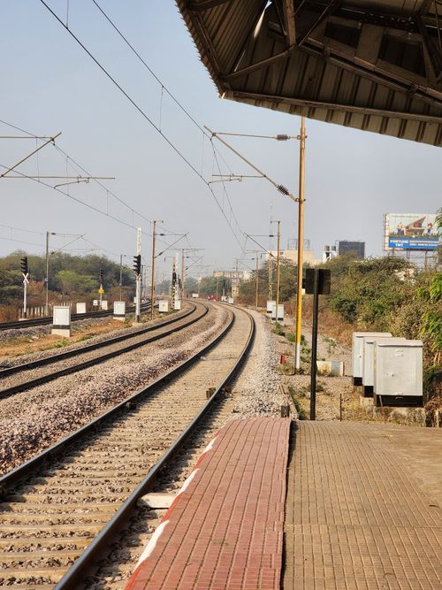 Free stock photo of lines and curves, railway Stock Photo