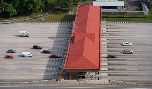 Toll Plaza on Highway