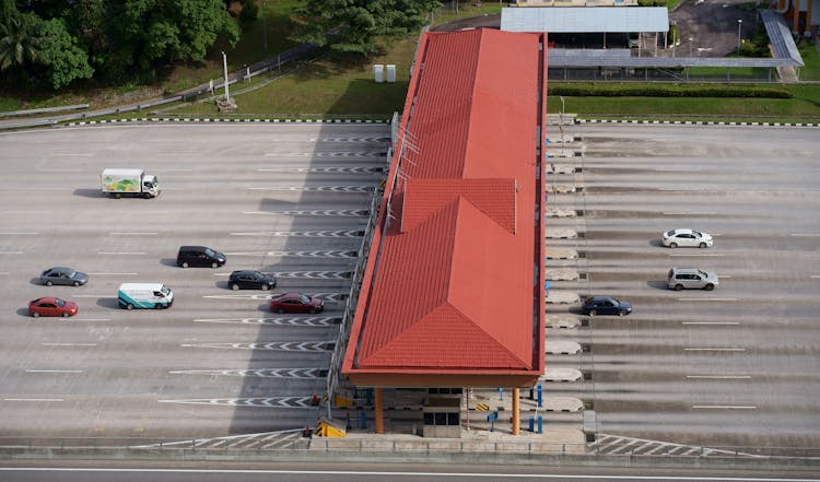 Toll Plaza On Highway