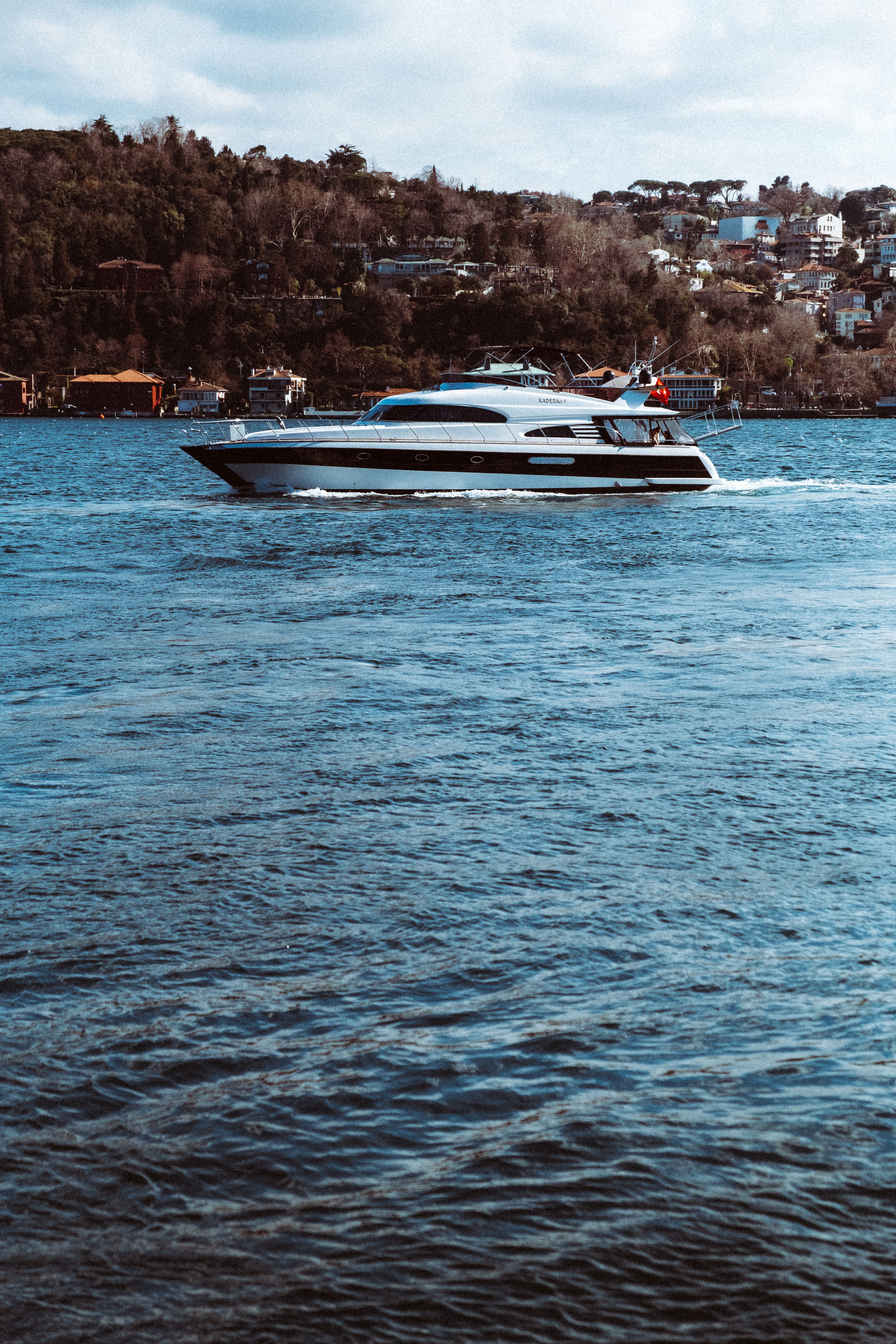 Motorboat on Bosporus in Turkey · Free Stock Photo