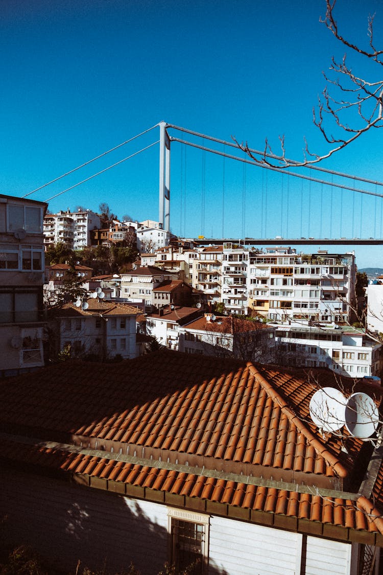 Bridge Over The Bosphorus Strait In Istanbul