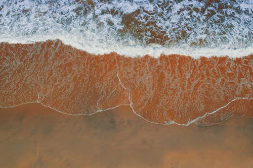 Gratis arkivbilde med bølger, dronebilde, dronefotografi