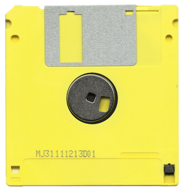 a photo of a diskette