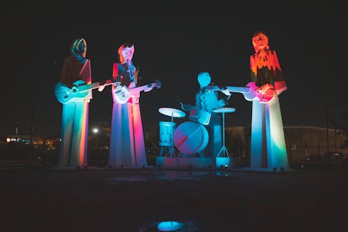 Foto stok gratis beatles, cahaya berkedip, kota di malam hari