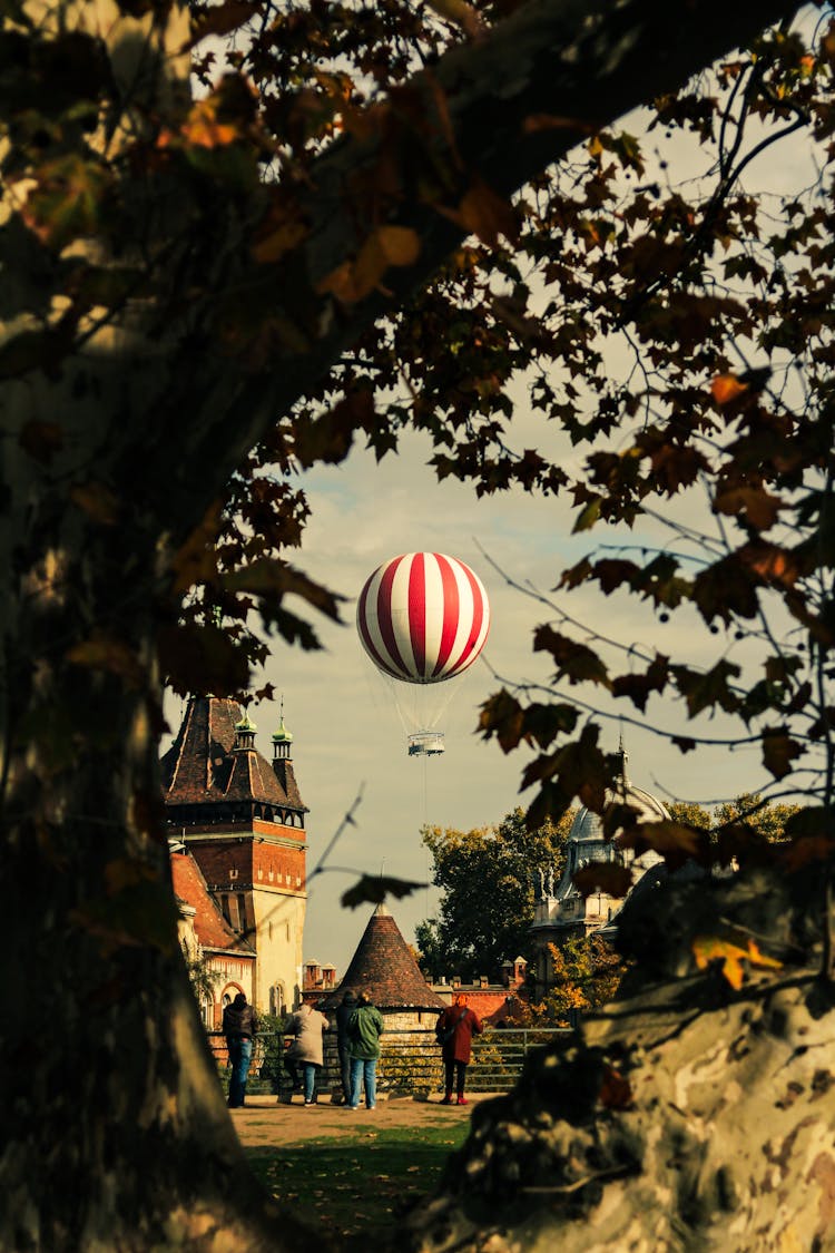 Balloon Flying In Town