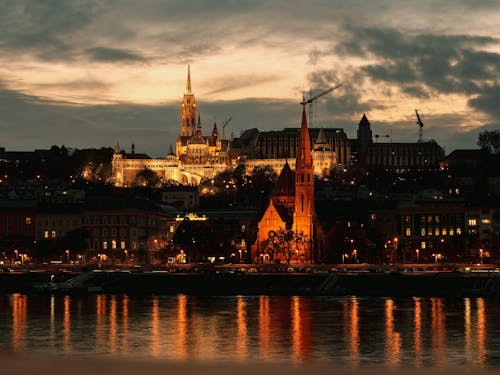 Kostenloses Stock Foto zu abend, budaer burg, budapest