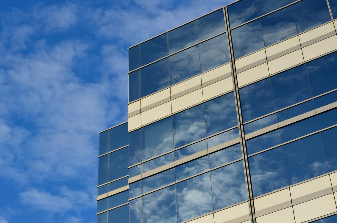 Clear Glass Covered Building · Free Stock Photo