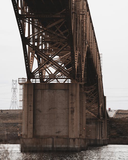 Základová fotografie zdarma na téma beton, kov, most