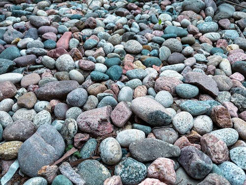 Close-up of Pebbles on the Ground 