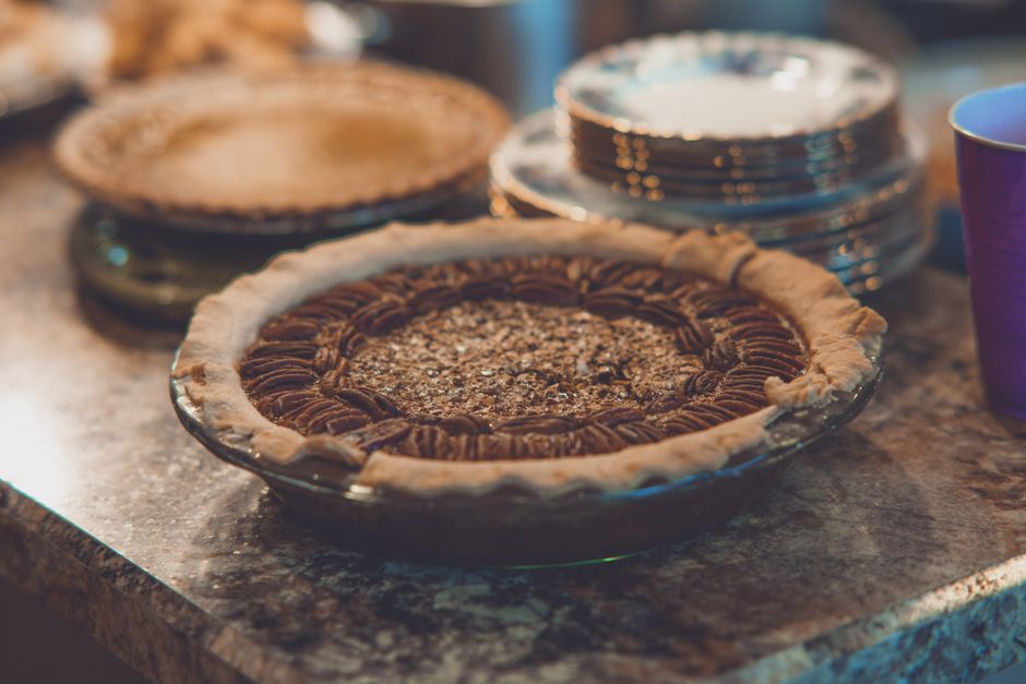 A gooey, deeply sweet filling packed with toasted pecans in a single crust.