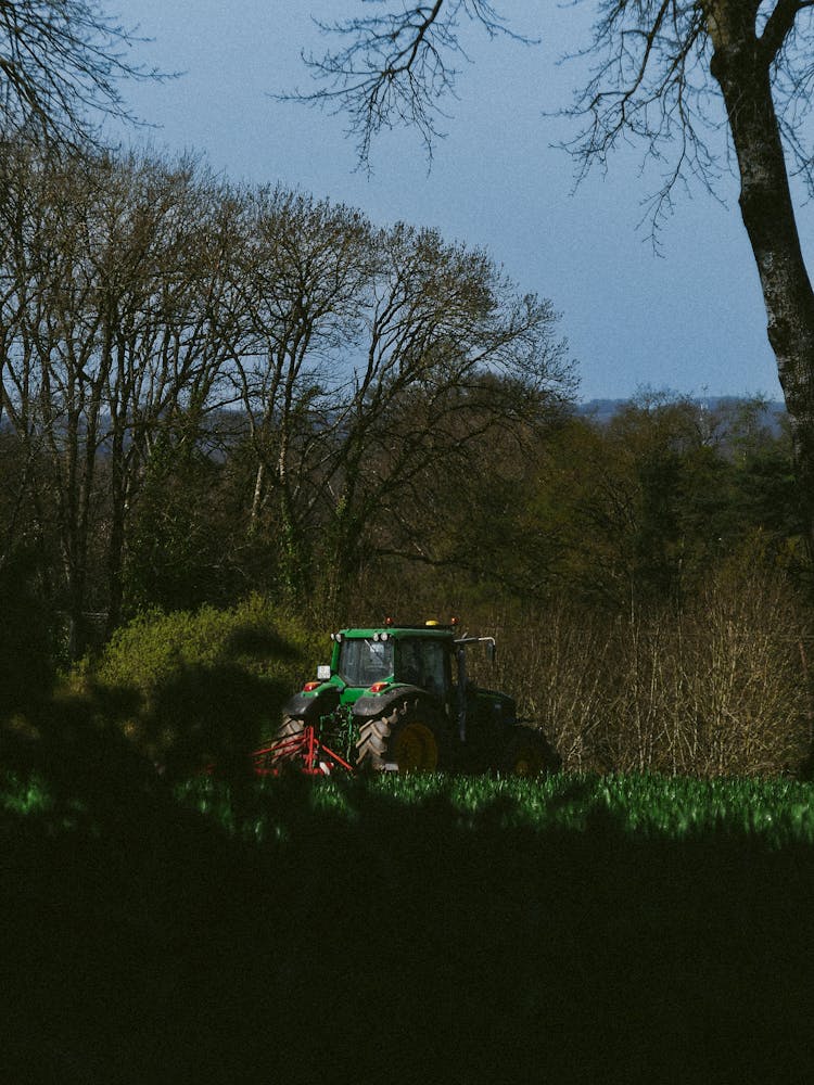 Tractor In Countryside