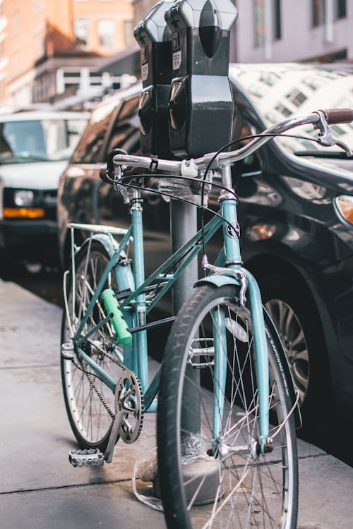 Bicycle on Sidewalk