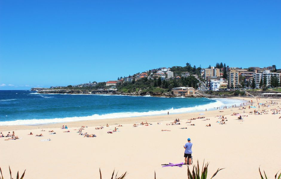 Bondi Beach in Sydney, Australia — home of Bennett St Dairy