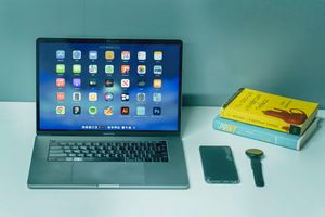 Digital workspace representing online brand visibility