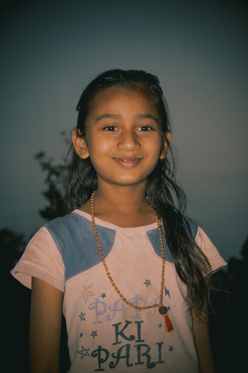 Portrait of Smiling Girl