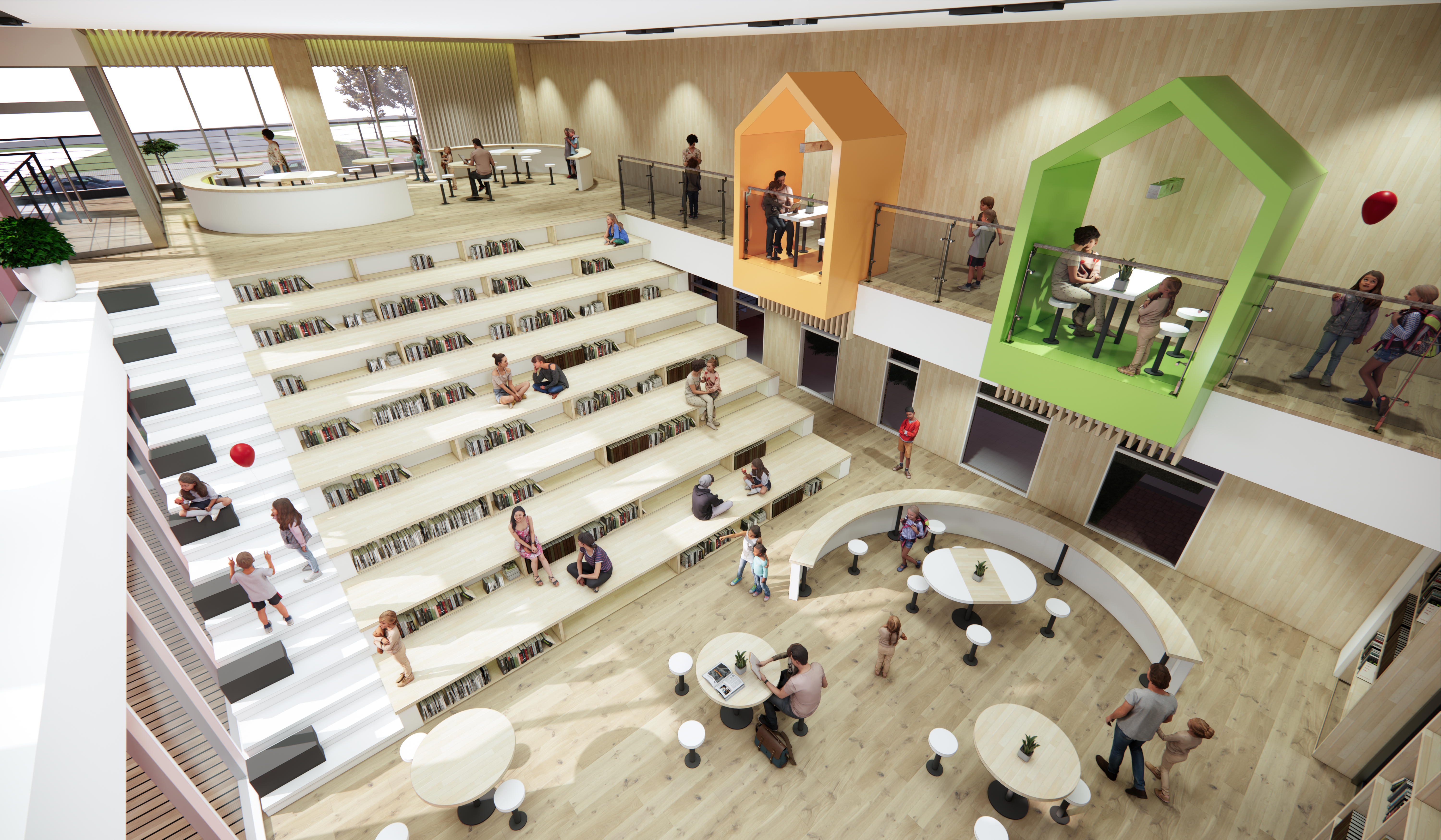 Modern student lounge with study pods and high-speed Wi-Fi - UH apartments for rent