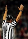 Referee Raising Both Hands