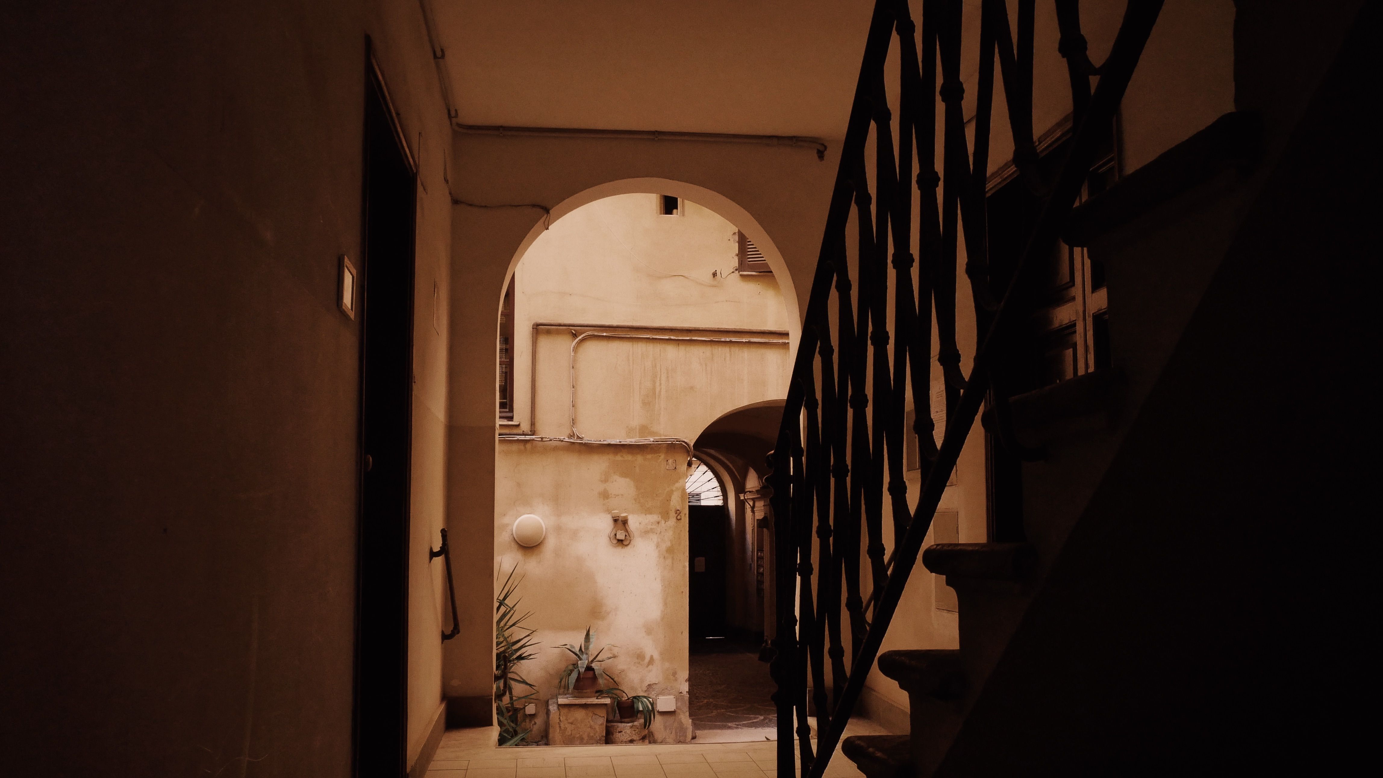 Cozy boutique hotel room in Rome's Trastevere neighborhood
