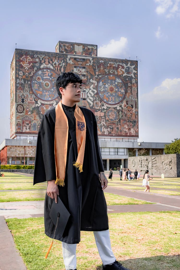 Student At A University Graduation