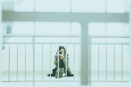 Free Woman Taking Photo Stock Photo