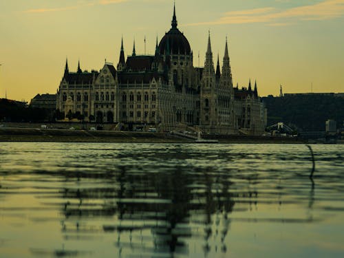 Hungarian Parliament across River