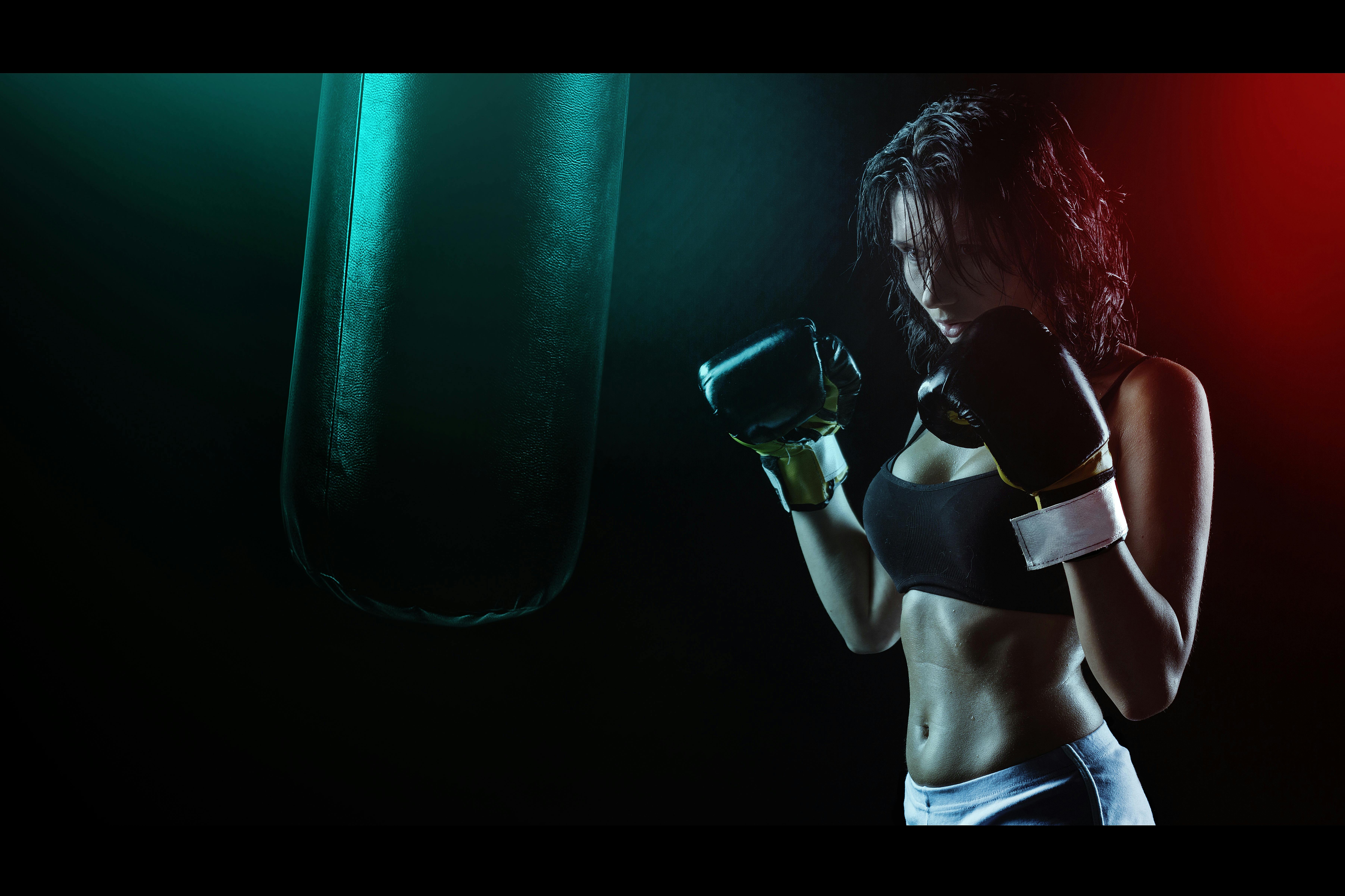 AI Image Generator: Boxing girl