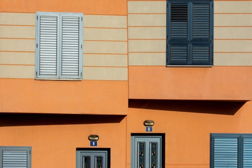 Sunlit Building Wall