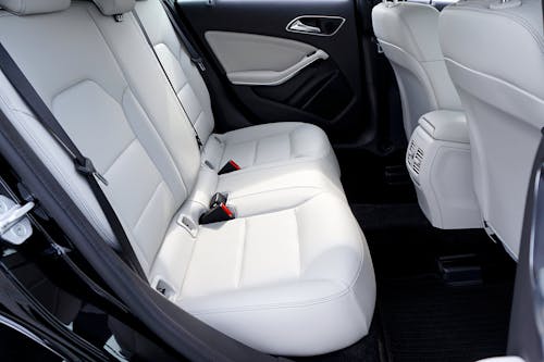 white car interior