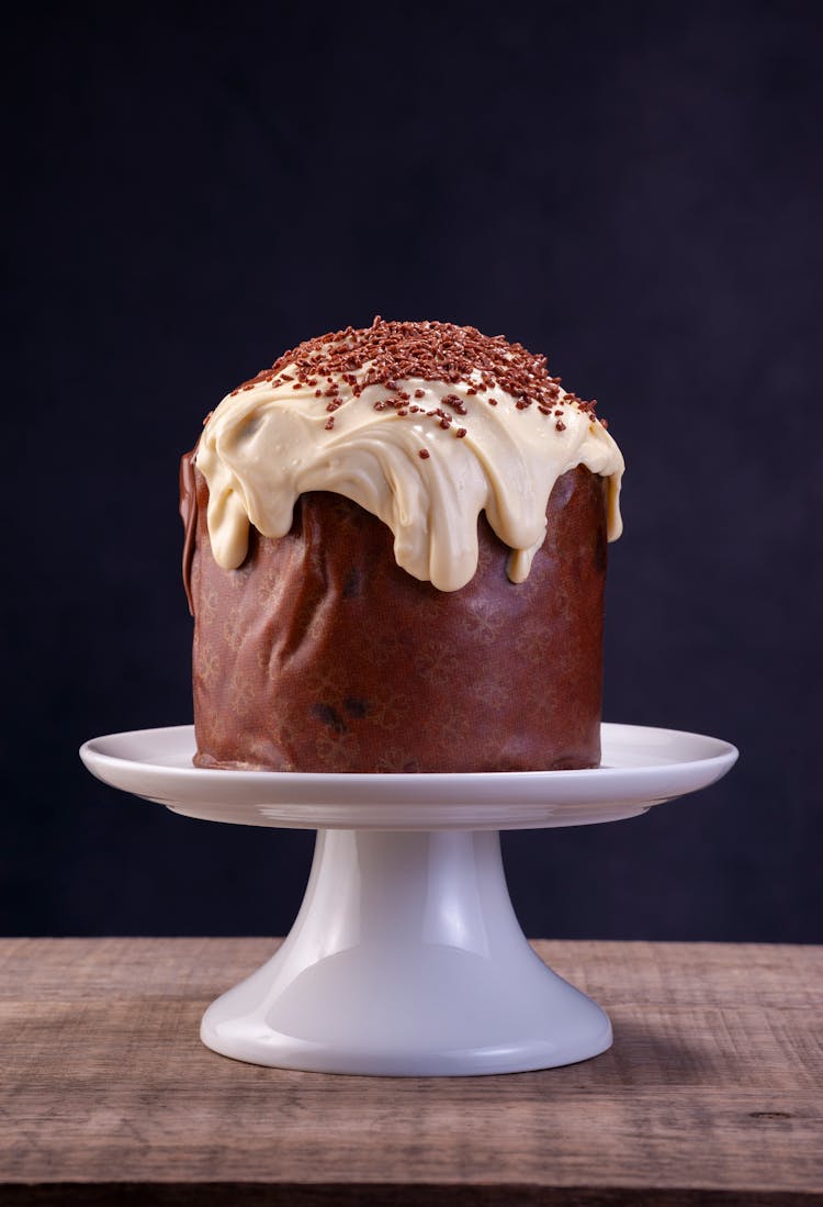 Chocolate Cake On Plate