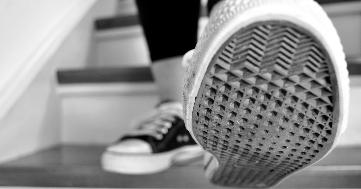 Grayscale Photo of Shoe Sole · Free Stock Photo
