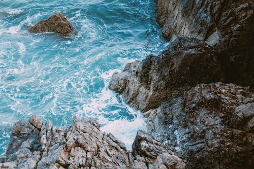 Bird's Eye View of Body of Water