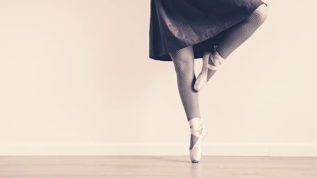 Person in Brown Skirt Doing Ballet