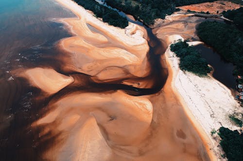 Free Aerial Photo of Body of Water Stock Photo