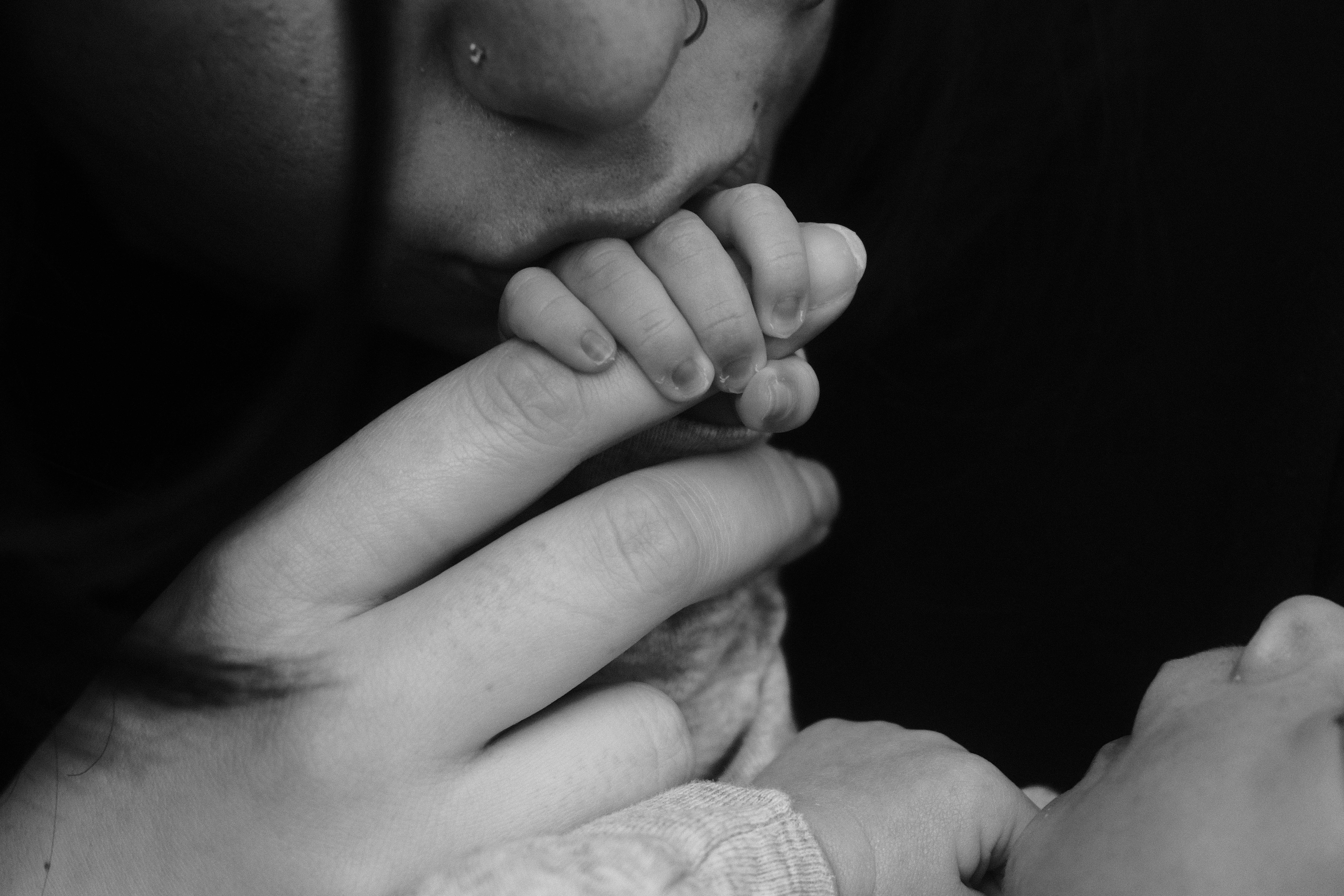 Single frame from an AI-generated Baby music video — baby first moments aesthetic