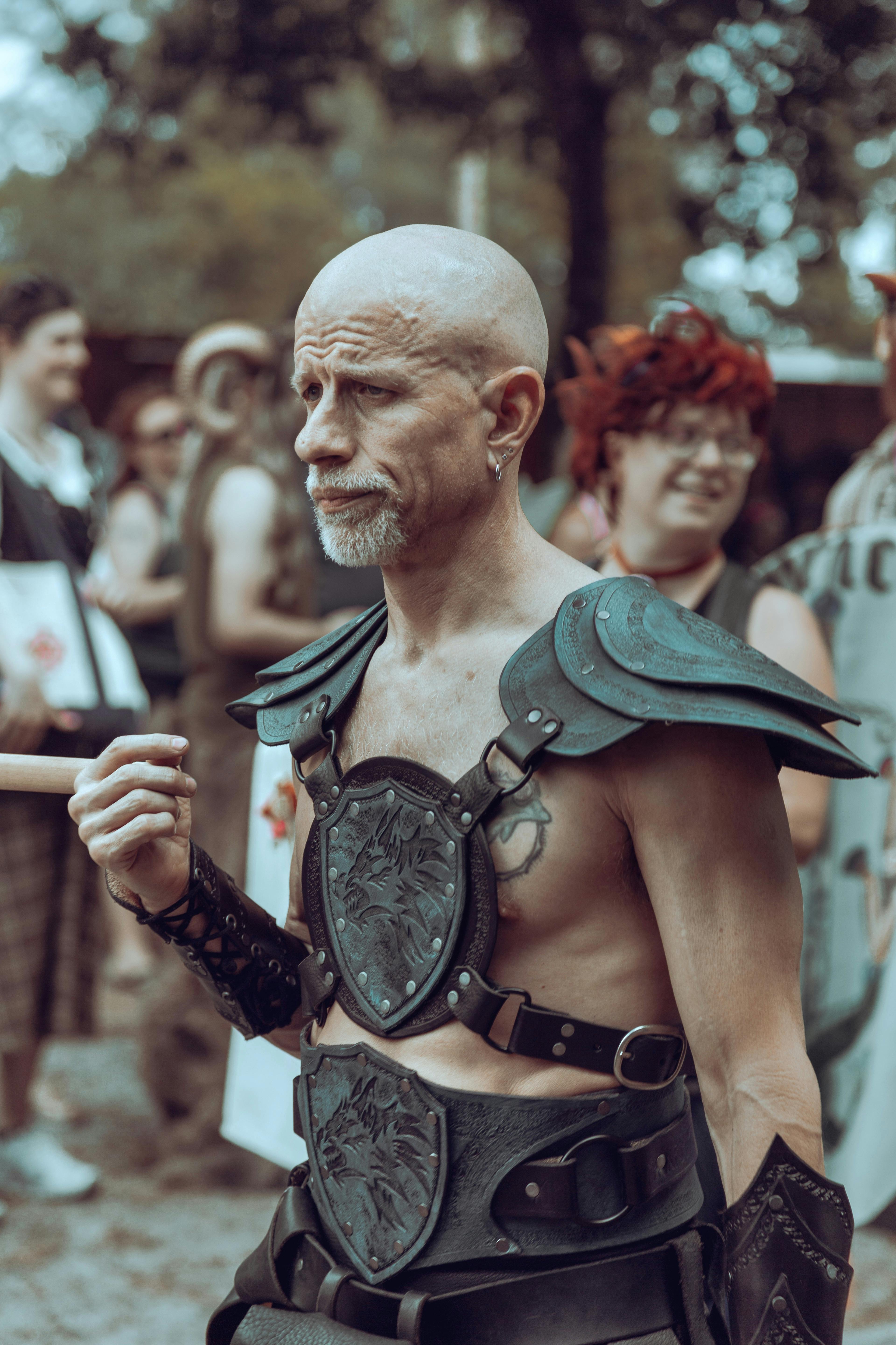 man in costume during festival