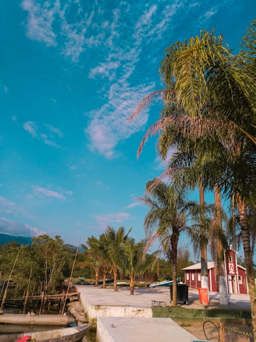 Church on the Riverbank in the Fishing Village of Ilha Diana