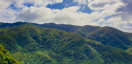 山の風景, 山岳, 緑の丘の無料の写真素材