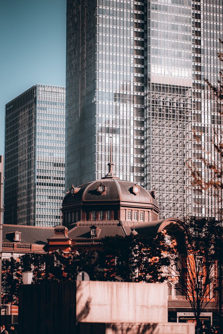 Skyscraper And Building In Tokyo