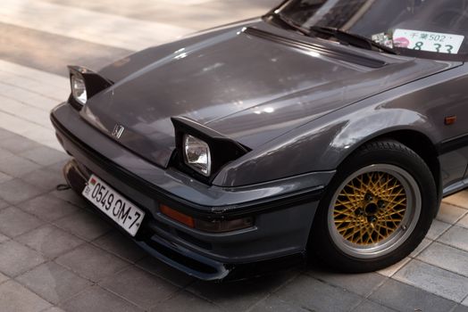 Gray Honda Prelude